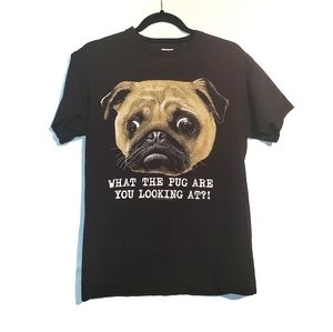 Too Cute Pug Lover T Shirt ☆What The Pug